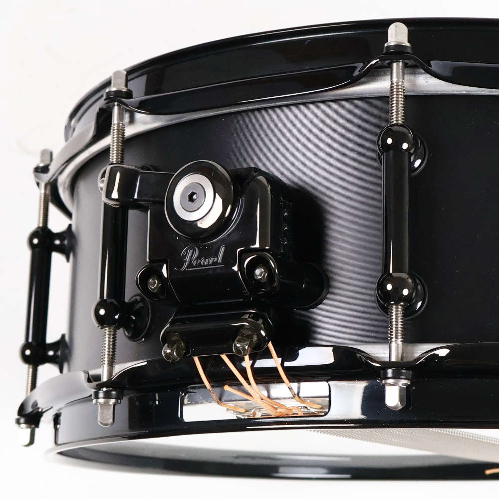 【中古】 スネアドラム パール Pearl UCA1450/B ULTRACAST 14x5 ウルトラキャスト ストレイナー 
