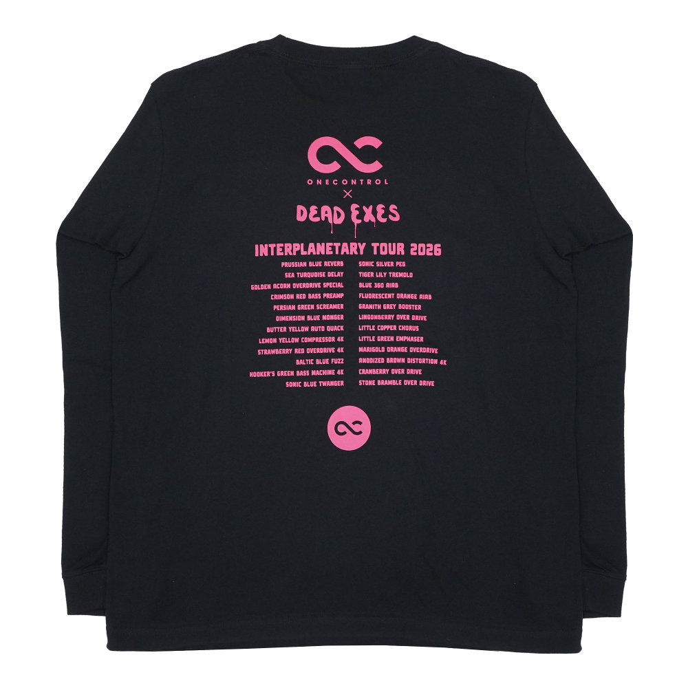 One Control ワンコントロール the Skull with Girl ロングTシャツ ブラック 長袖 Mサイズ 背面画像