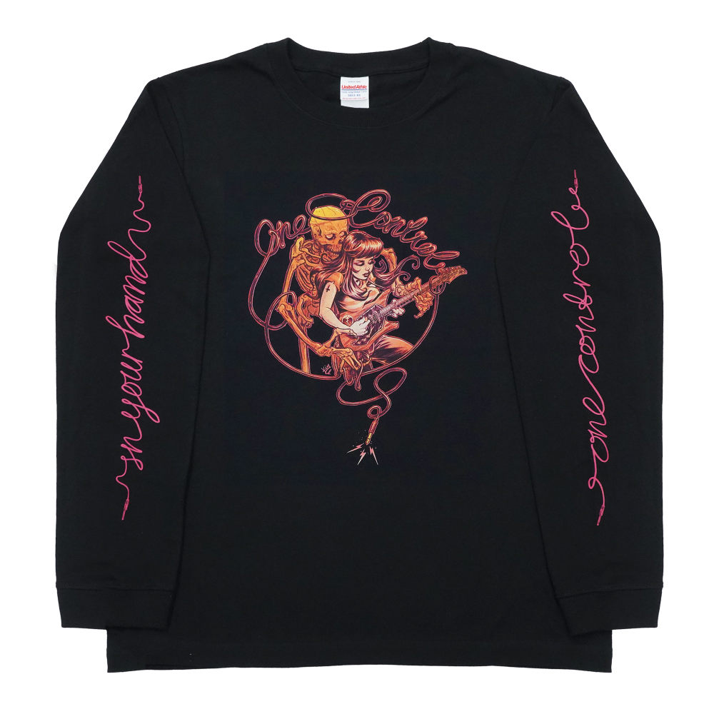 One Control ワンコントロール the Skull with Girl ロングTシャツ ブラック 長袖 XLサイズ
