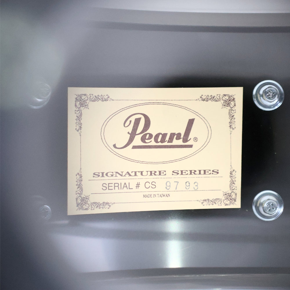 【中古】 チャドスミス シグネチャー スネアドラム パール Pearl CS1450 Chad Smith Signature 14×5 詳細画像