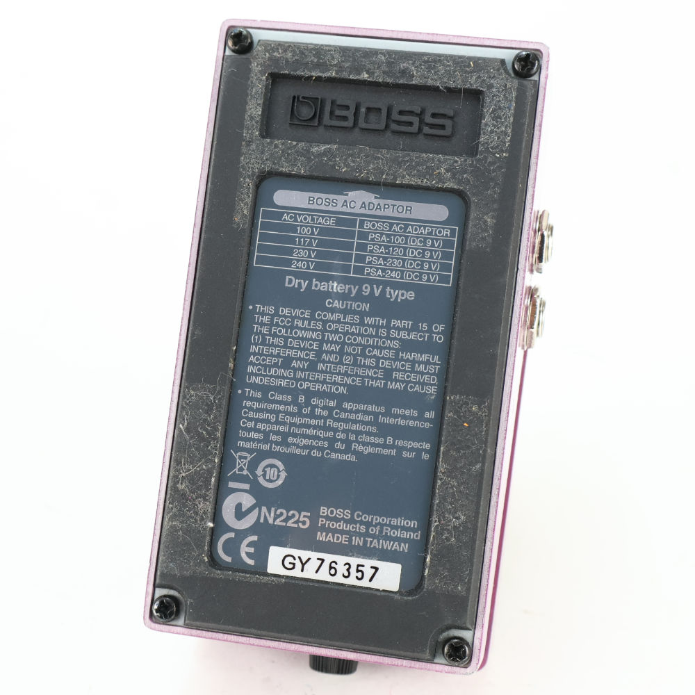 【中古】 フランジャー エフェクター BOSS BF-3 Flanger ギターエフェクター 本体画像 裏