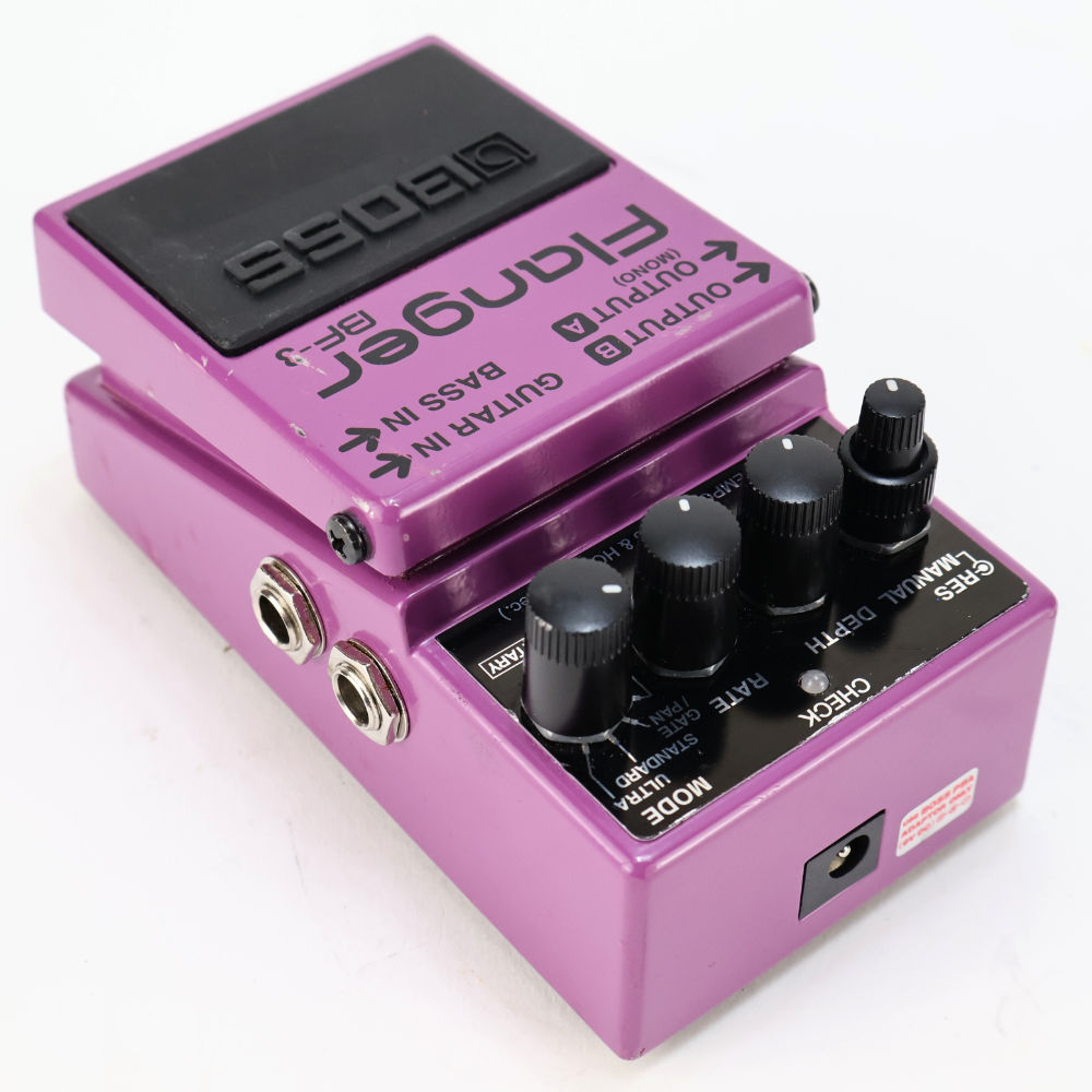 【中古】 フランジャー エフェクター BOSS BF-3 Flanger ギターエフェクター 本体画像 斜め