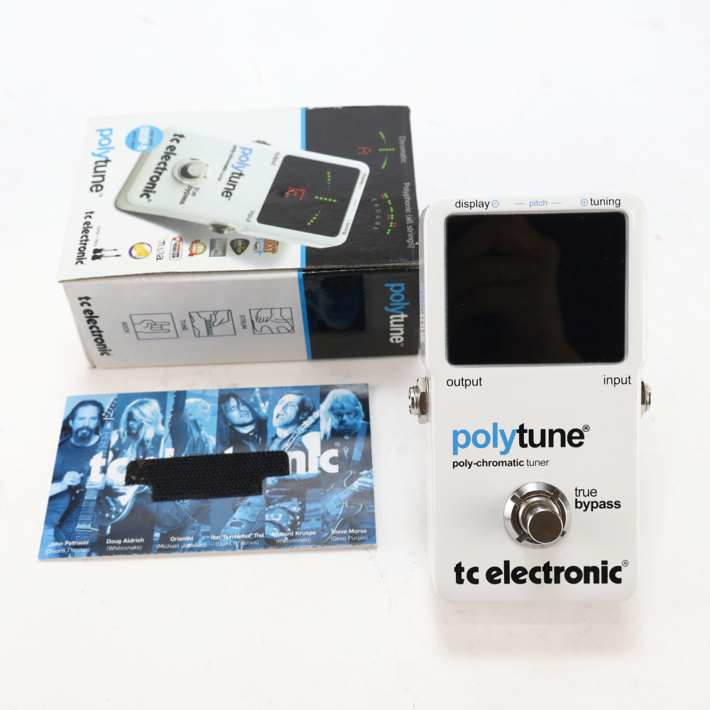 【中古】 チューナー tc electronic PolyTune 1 ポリフォニックチューナー ポリチューン ペダルチューナー