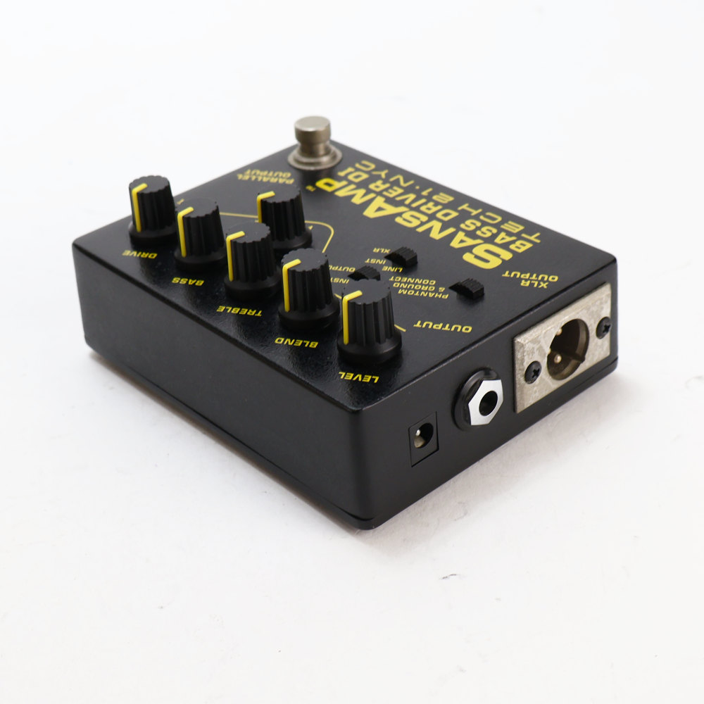 【中古】サンズアンプ ベースドライバーDI TECH21 SansAmp BASS DRIVER DI 旧仕様 ベース用DI プリアンプ 側面