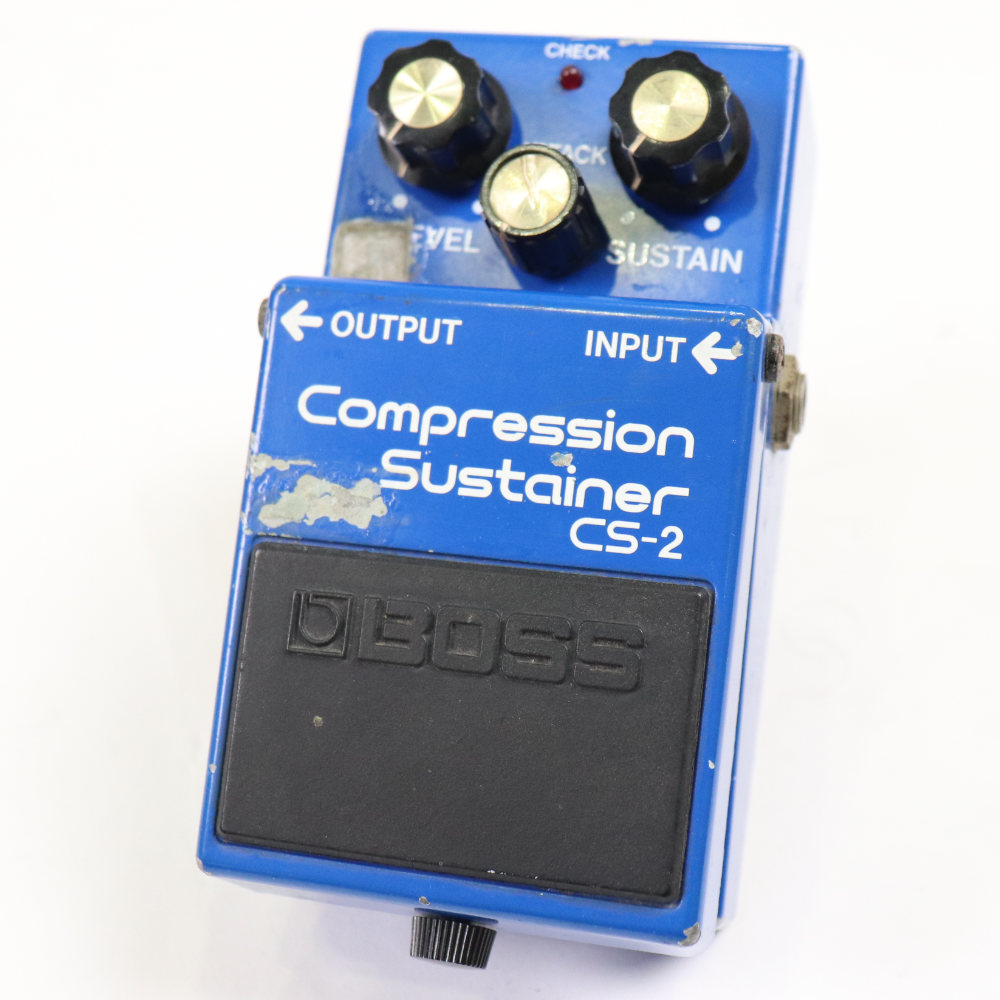 【中古】コンプレッサー エフェクター BOSS CS-2 Compression Sustainer Made in Japan ギターエフェクター