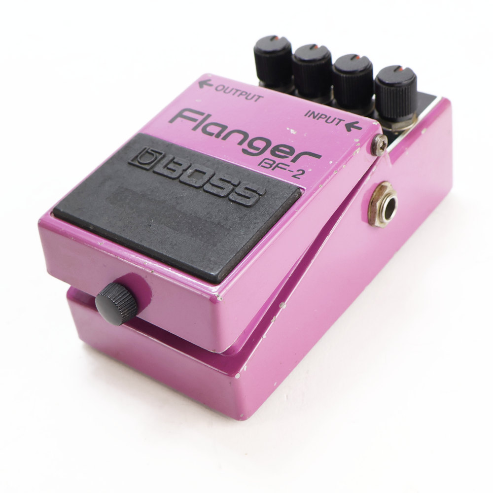 【中古】 フランジャー BOSS BF-2 Flanger Made in Japan ボス ギターエフェクター 側面