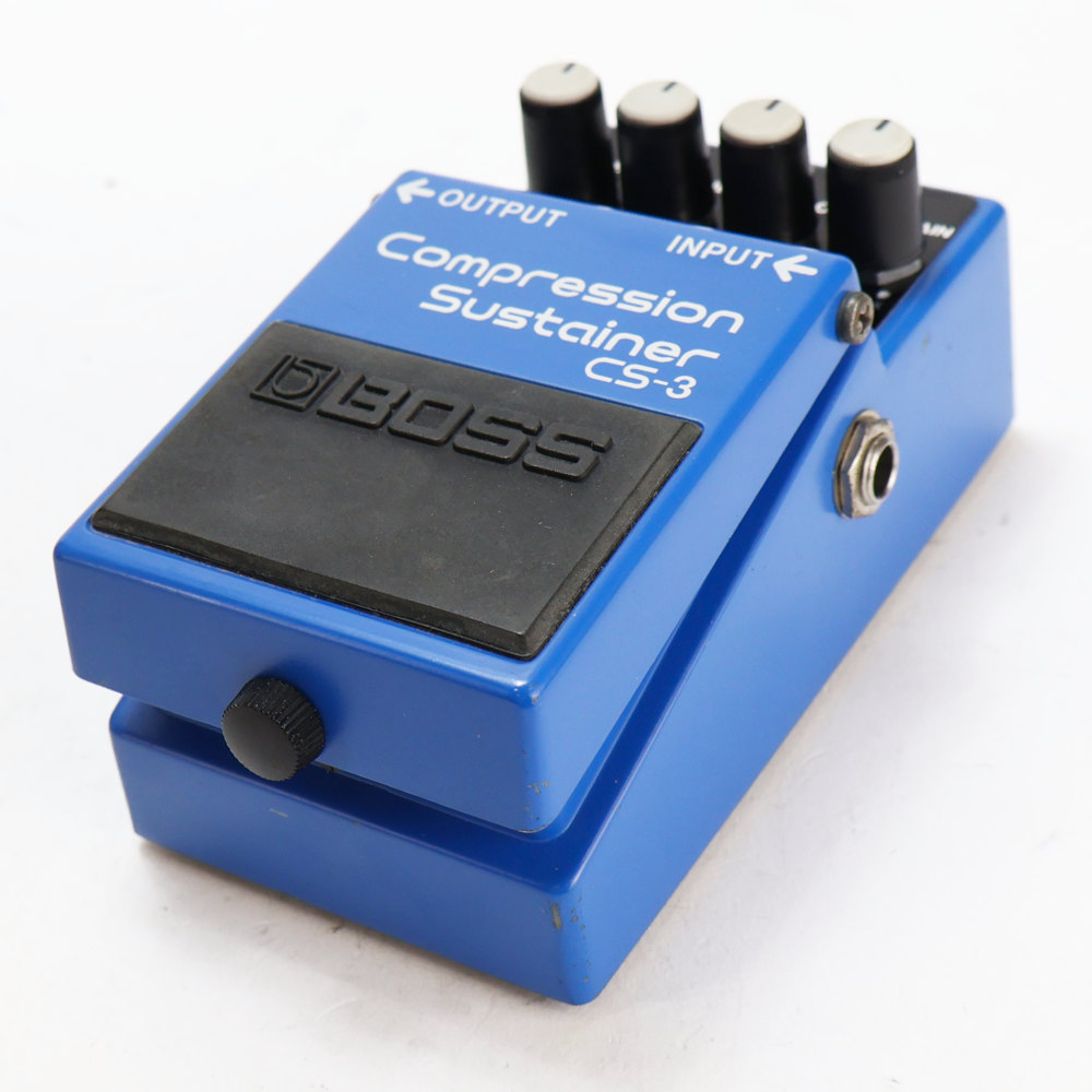 【中古】コンプレッサー エフェクター BOSS CS-3 Compression Sustainer ギターエフェクター 側面