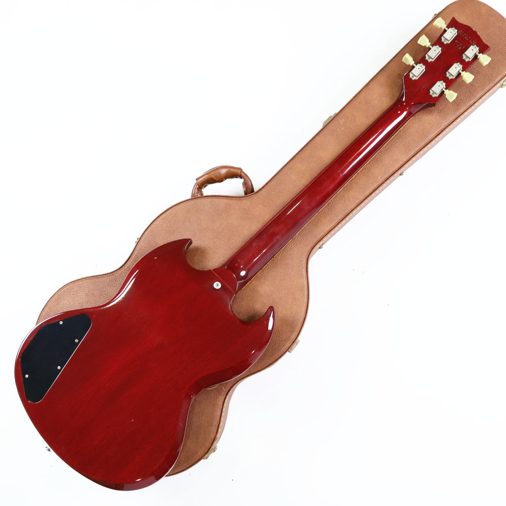 【中古】 Gibson ギブソン SG ’62 Reissue HC エレキギター 1990年製 ドットなしGibsonロゴ ナンバードPAF搭載 ボディバック画像