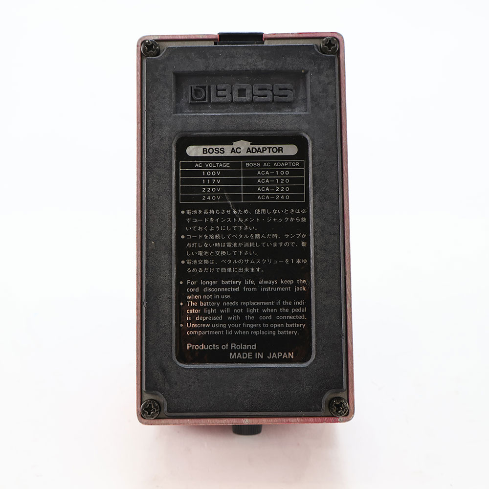 【中古】 アナログディレイ エフェクター BOSS DM-2 Delay Made in Japan 後期モデル ギターエフェクター 裏面