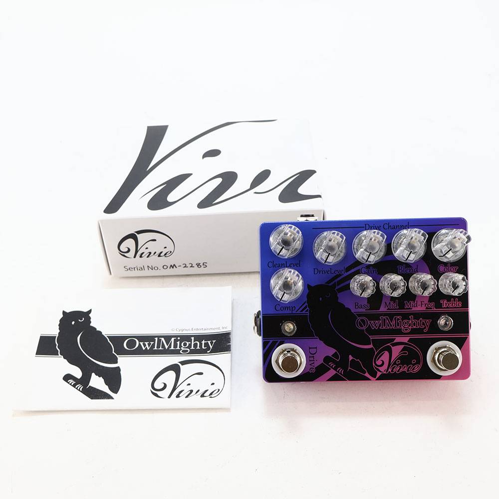 【中古】 ベースプリアンプエフェクター Vivie OwlMighty Bass Preamp ヴィヴィ