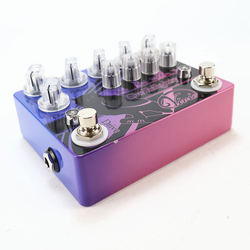 【中古】 ベースプリアンプエフェクター Vivie OwlMighty Bass Preamp ヴィヴィ 全体