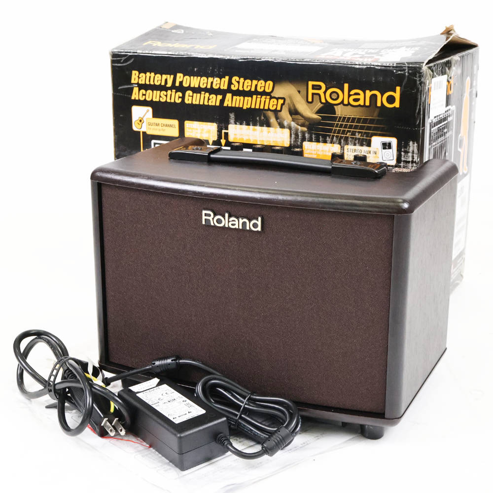 【中古】 アコギアンプ ローランド ROLAND AC-33-RW アコースティックギター用アンプ アコギアンプ ローズウッド調