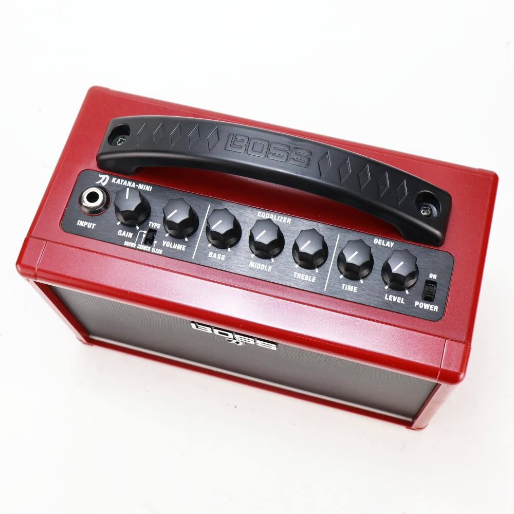【中古】 ギターアンプ BOSS 刀 KTN-MINI KATANA-MINI RED ポータブルアンプ カタナミニ コントロール