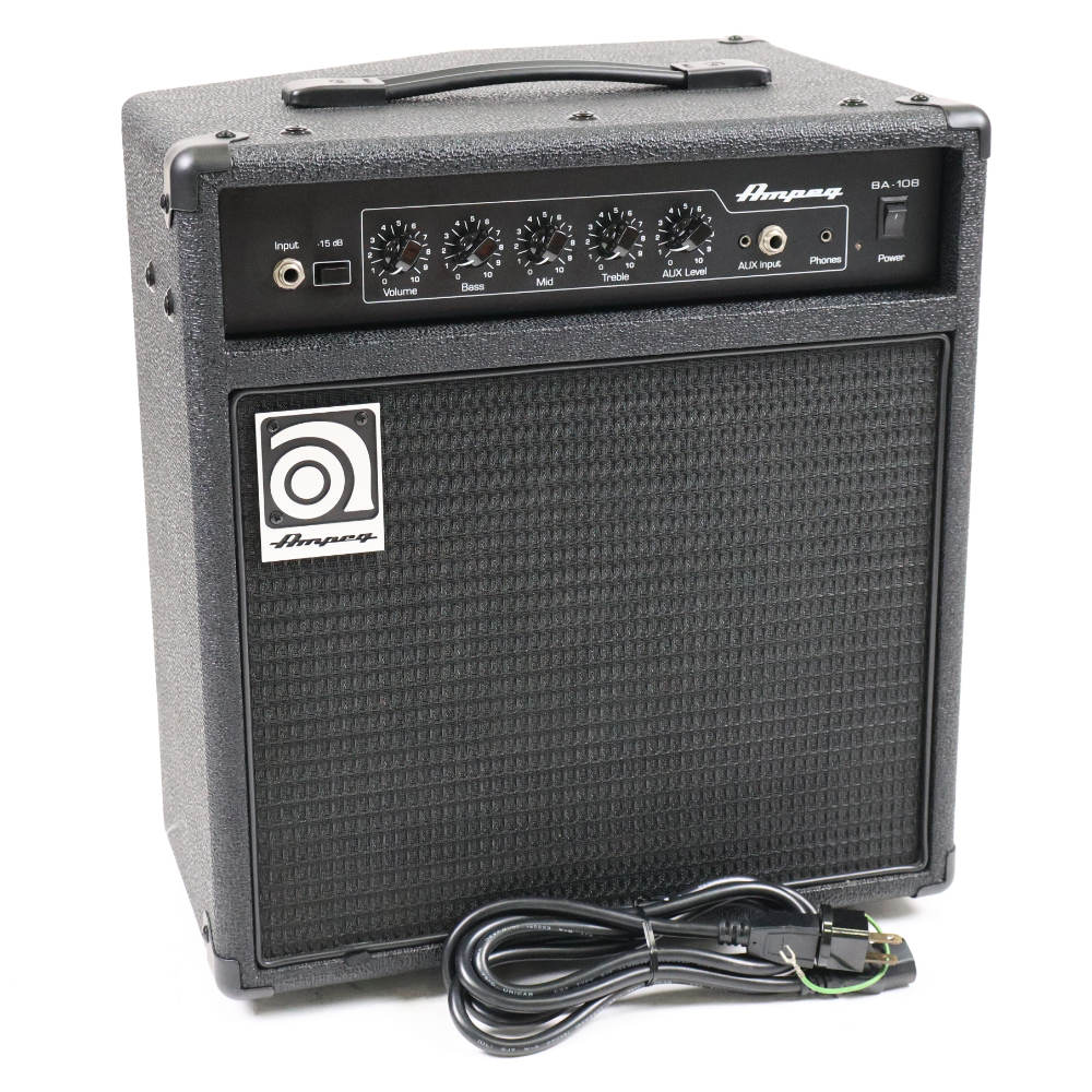 【中古】 ベースコンボアンプ アンペグ Ampeg BA-108 v2 20W出力 小型ベースコンボアンプ