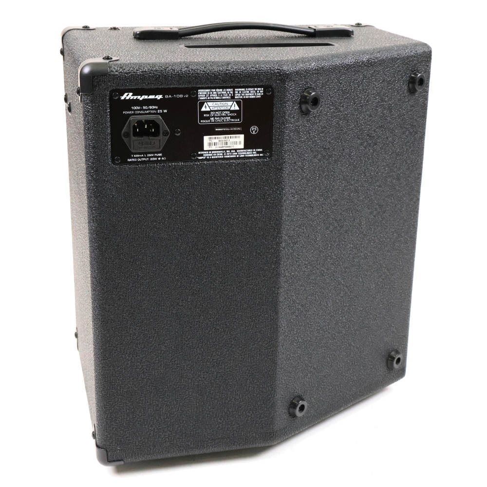 【中古】 ベースコンボアンプ アンペグ Ampeg BA-108 v2 20W出力 小型ベースコンボアンプ 本体画像 裏