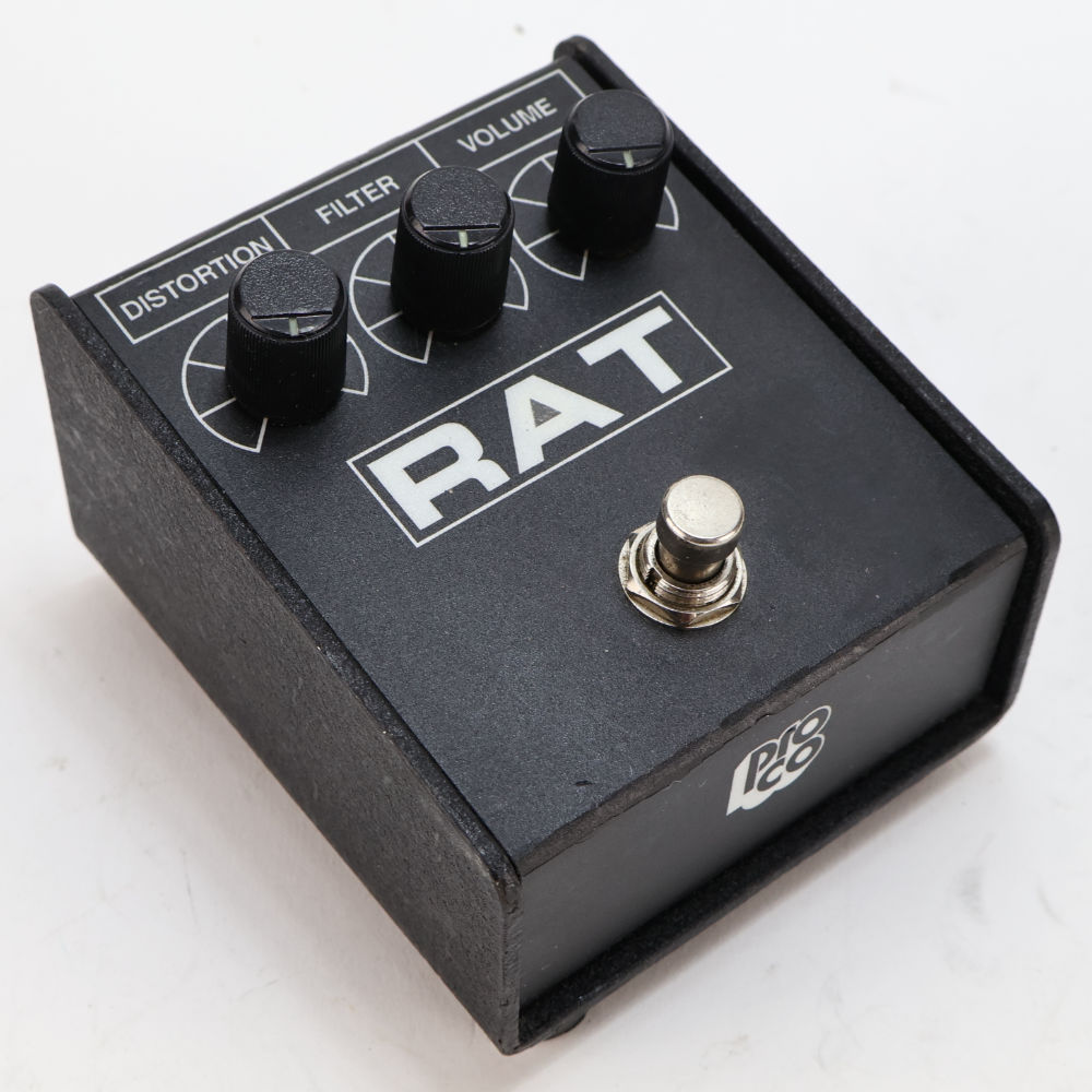 【中古】 ディストーション PROCO RAT2 エフェクター プロコ ラット RAT 本体画像 斜め