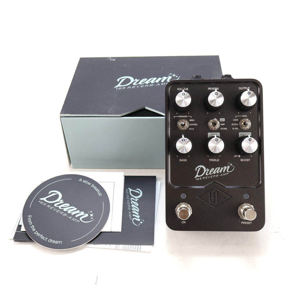 【中古】 Universal Audio UAFX Dream 65 Reverb Amplifier オーバードライブ アンプシミュレーター ギターエフェクター