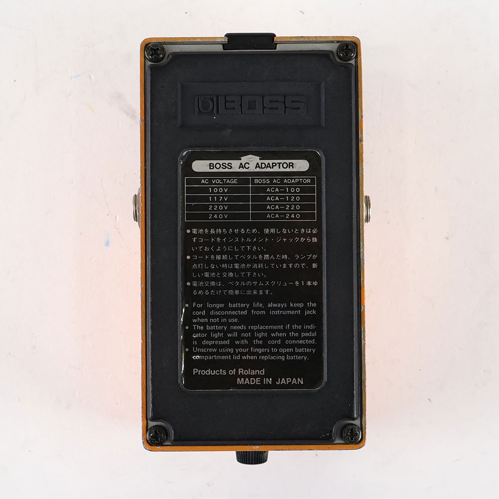 【中古】 ディストーション エフェクター BOSS DS-1 Distortion Made in Japan ギターエフェクター 裏面