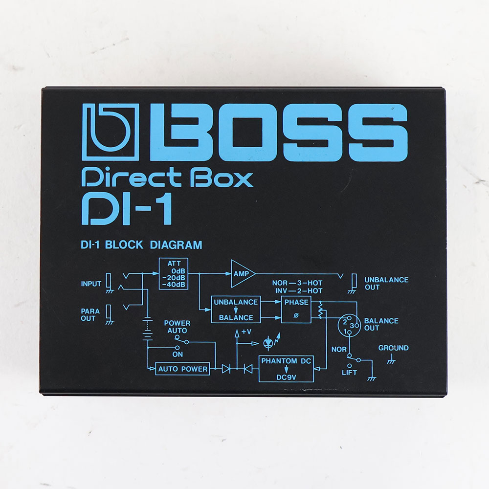 【中古】 ダイレクトボックス DIボックス BOSS DI-1 Direct Box D.Iボックス MADE IN JAPAN 日本製