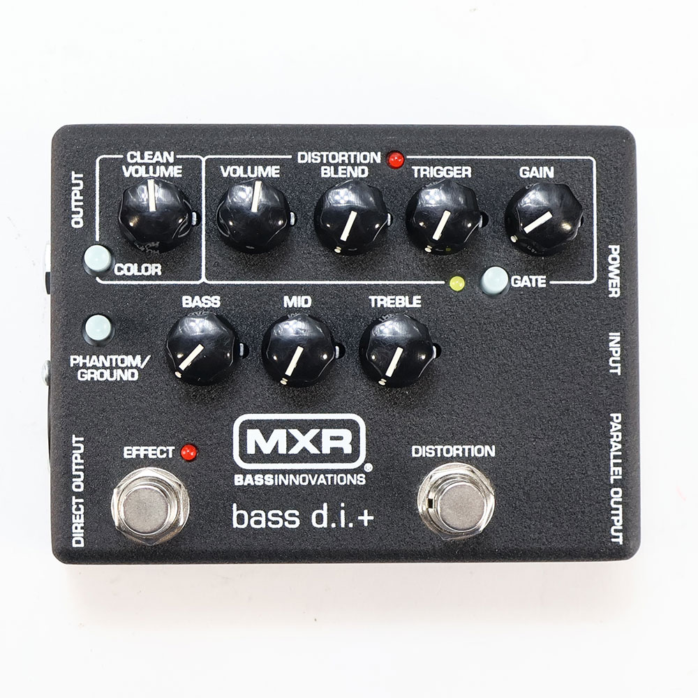 【中古】 ベース用ダイレクトボックス MXR M80 Bass D.I.+ ベースディストーション ベースエフェクター 正面