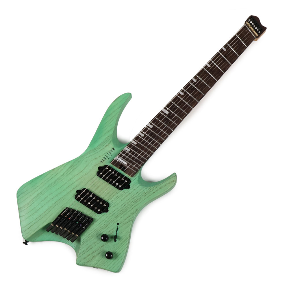 【訳あり】 VIKSTROM GUITARS VSMH-270 TUQ アウトレット ヘッドレス ファンフレット 7弦ギター