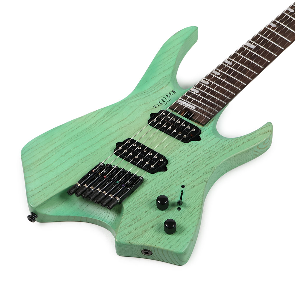 【訳あり】 VIKSTROM GUITARS VSMH-270 TUQ アウトレット ヘッドレス ファンフレット 7弦ギター ボディ