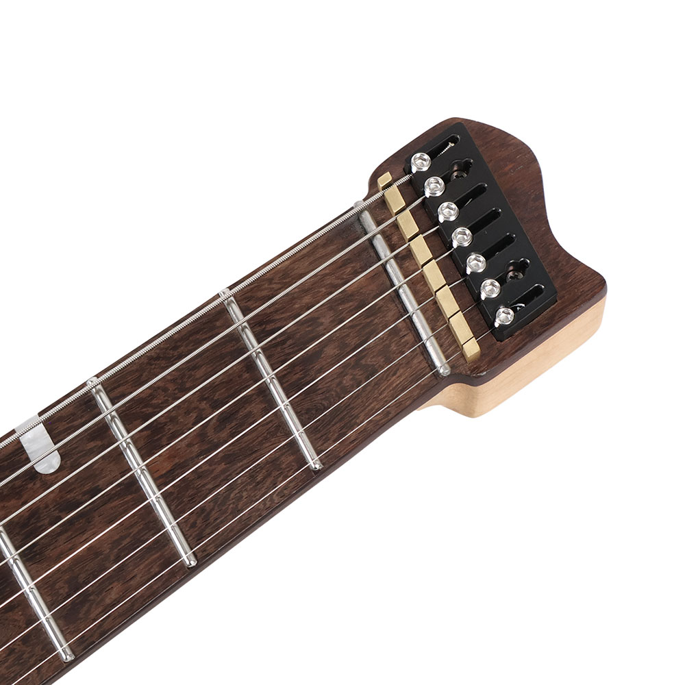 【訳あり】 VIKSTROM GUITARS VSMH-270 TUQ アウトレット ヘッドレス ファンフレット 7弦ギター 指板
