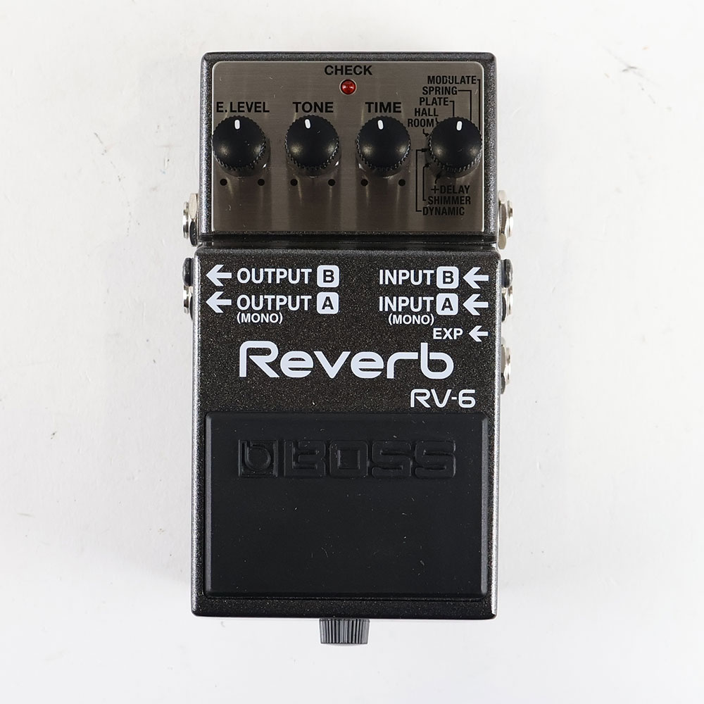 【中古】 BOSS ボス Reverb RV-6 リバーブ エフェクター 正面