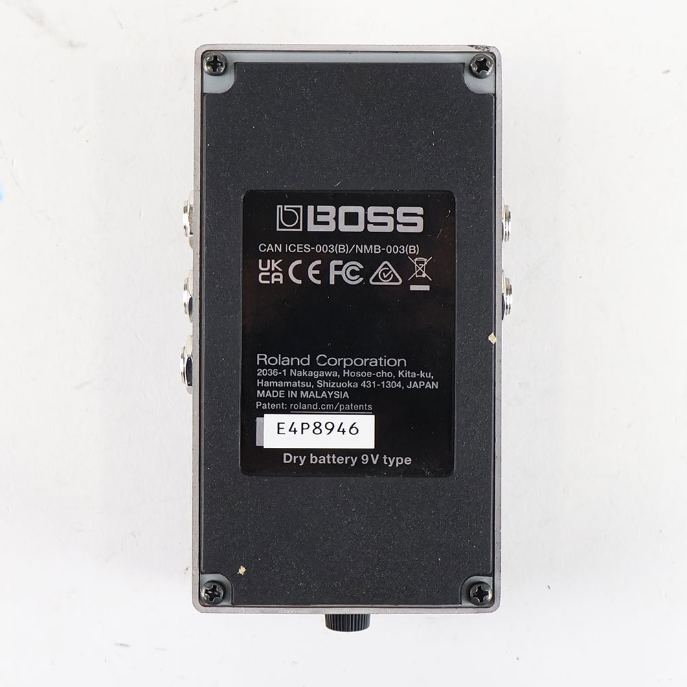 【中古】 BOSS ボス Reverb RV-6 リバーブ エフェクター 裏面