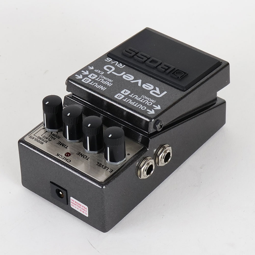 【中古】 BOSS ボス Reverb RV-6 リバーブ エフェクター 全体