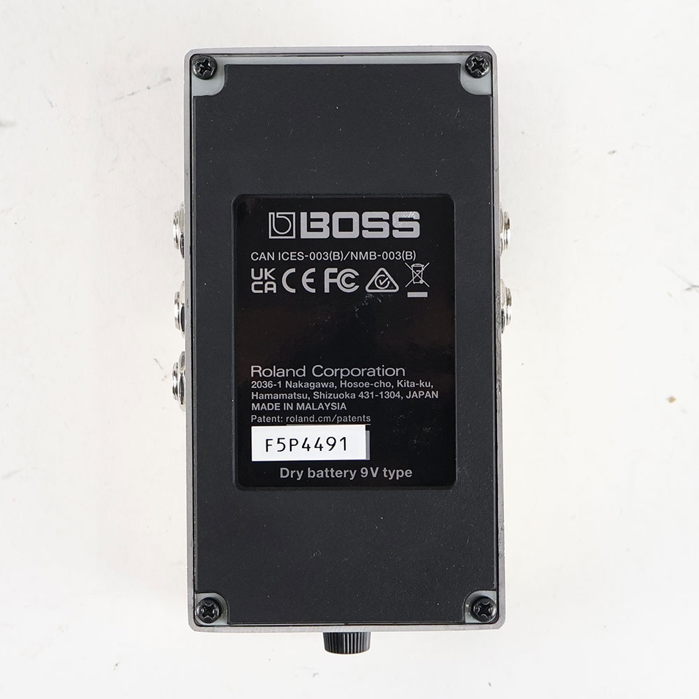 【中古】 ディレイ エフェクター BOSS DD-8 Digtal Delay ギターエフェクター 裏面