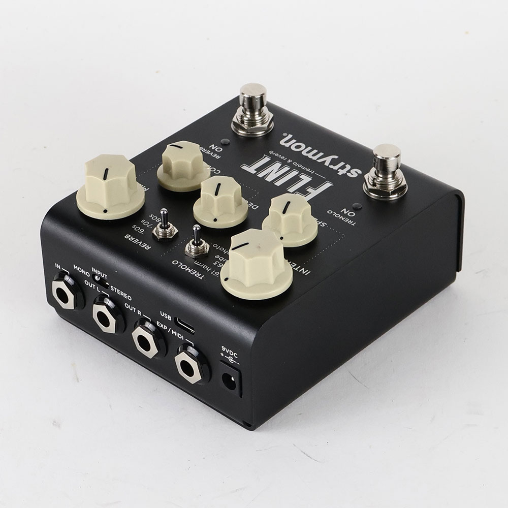 【中古】 リバーブ&トレモロ ストライモン strymon FLINT V2 ギターエフェクター 全体