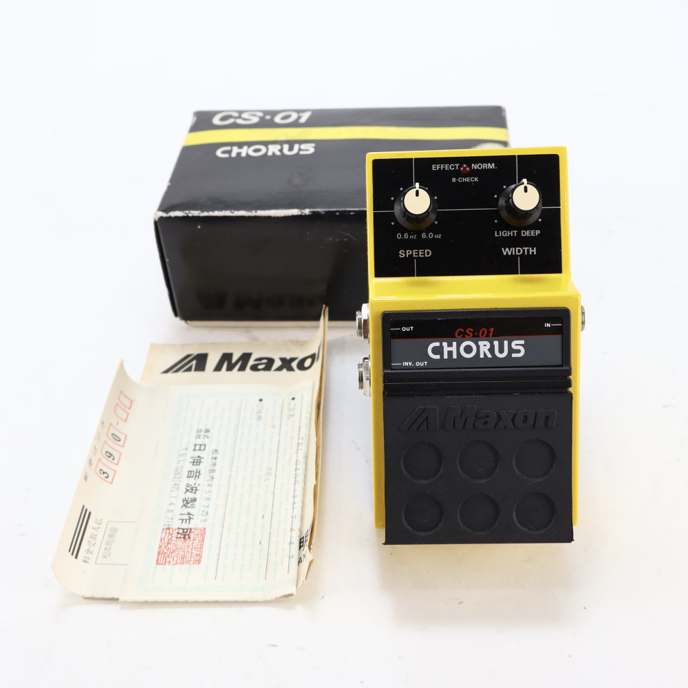 【中古】 コーラス エフェクター MAXON マクソン CS-01 CHORUS