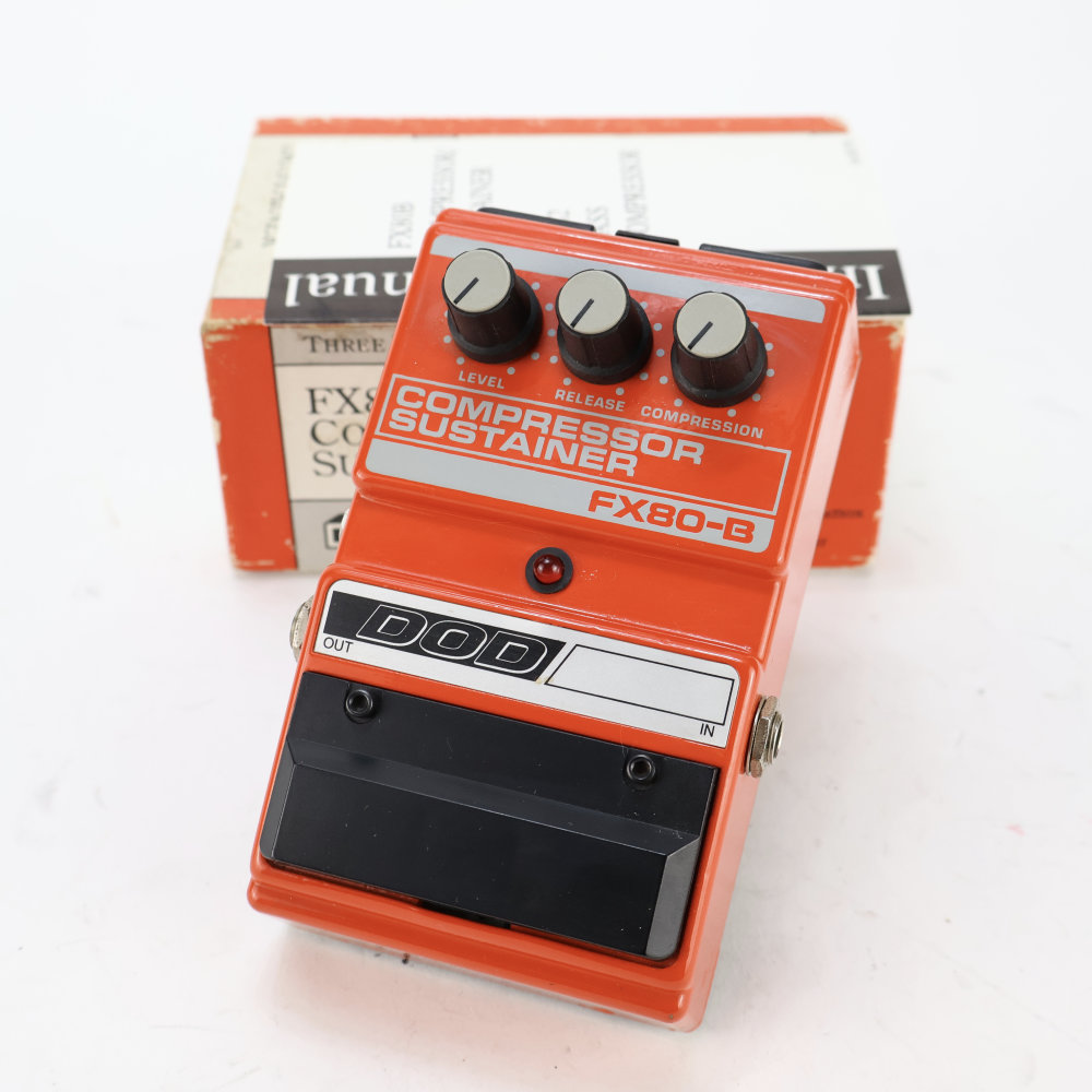 【中古】 エフェクター DOD FX80B COMPRESSOR SUSTAINER コンプレッサー FX80-B USA製