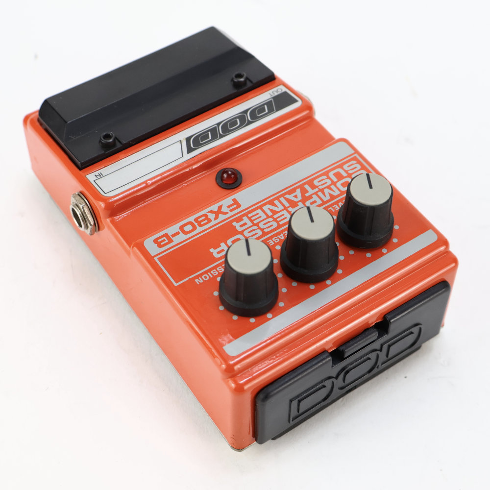 【中古】 エフェクター DOD FX80B COMPRESSOR SUSTAINER コンプレッサー FX80-B USA製 全体