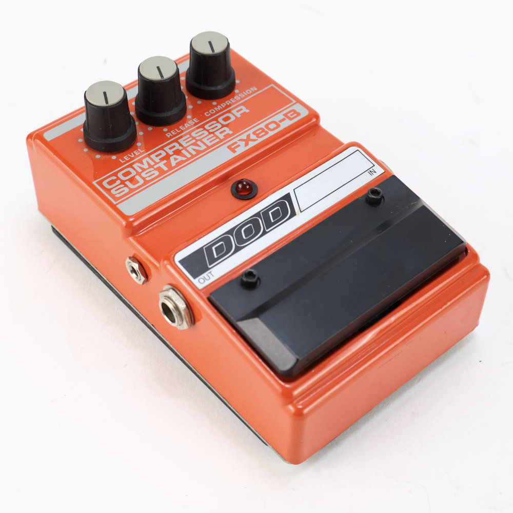 【中古】 エフェクター DOD FX80B COMPRESSOR SUSTAINER コンプレッサー FX80-B USA製 全体