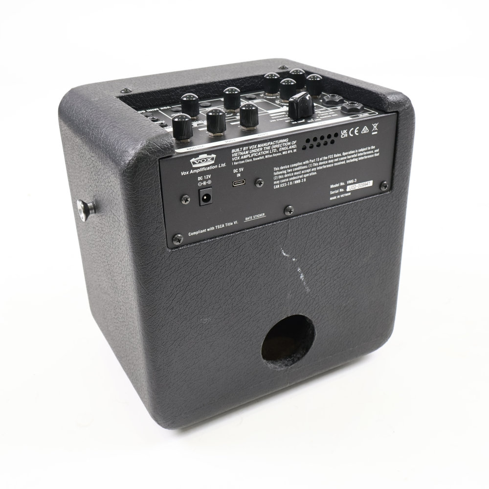 【中古】 VOX VMG-3 MINI GO 3 小型ギターアンプ コンボ 背面