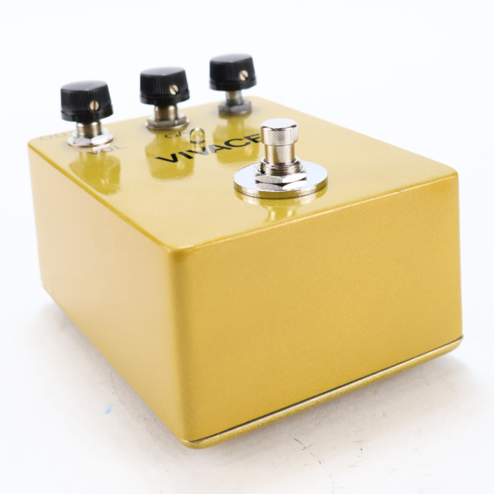 【中古】 HUMAN GEAR VIVACE オーバードライブ ディストーション ヒューマンギア ビバーチェ 斜めアングル画像