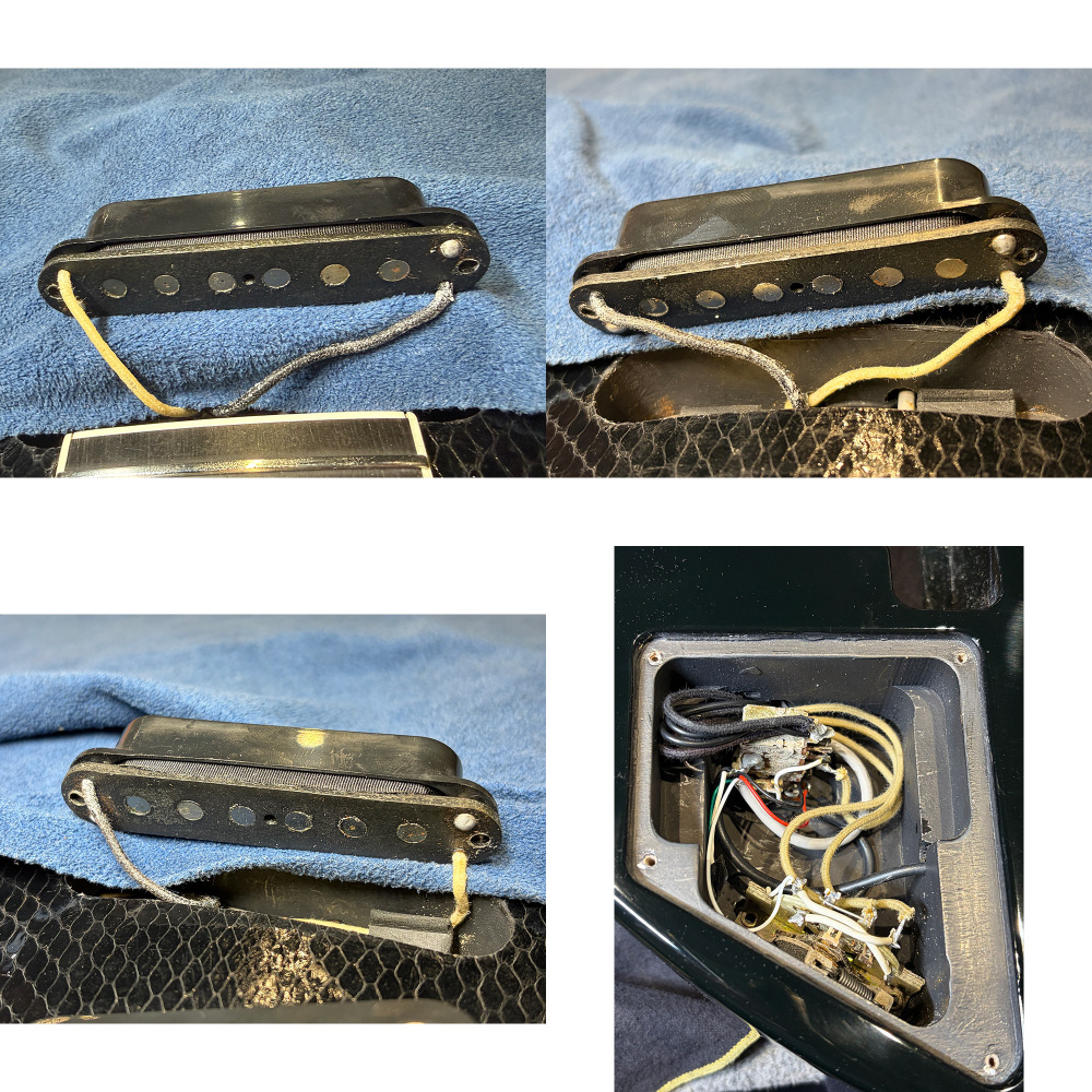【中古】 エレキギター ESP ECLIPES S-I -PYTHON- SUGIZO Signature Model 2001年製 エクリプス パイソン Serial No.35/120 120本限定生産品 ピックアップ