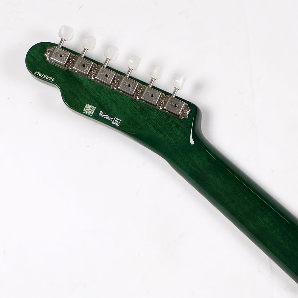 【中古】 エレキギター Freedom Custom Guitar Research Green Pepper Transparent Green 2017年製 フリーダムカスタムギターリサーチ グリーンペッパー シンラインタイプ ヘッド