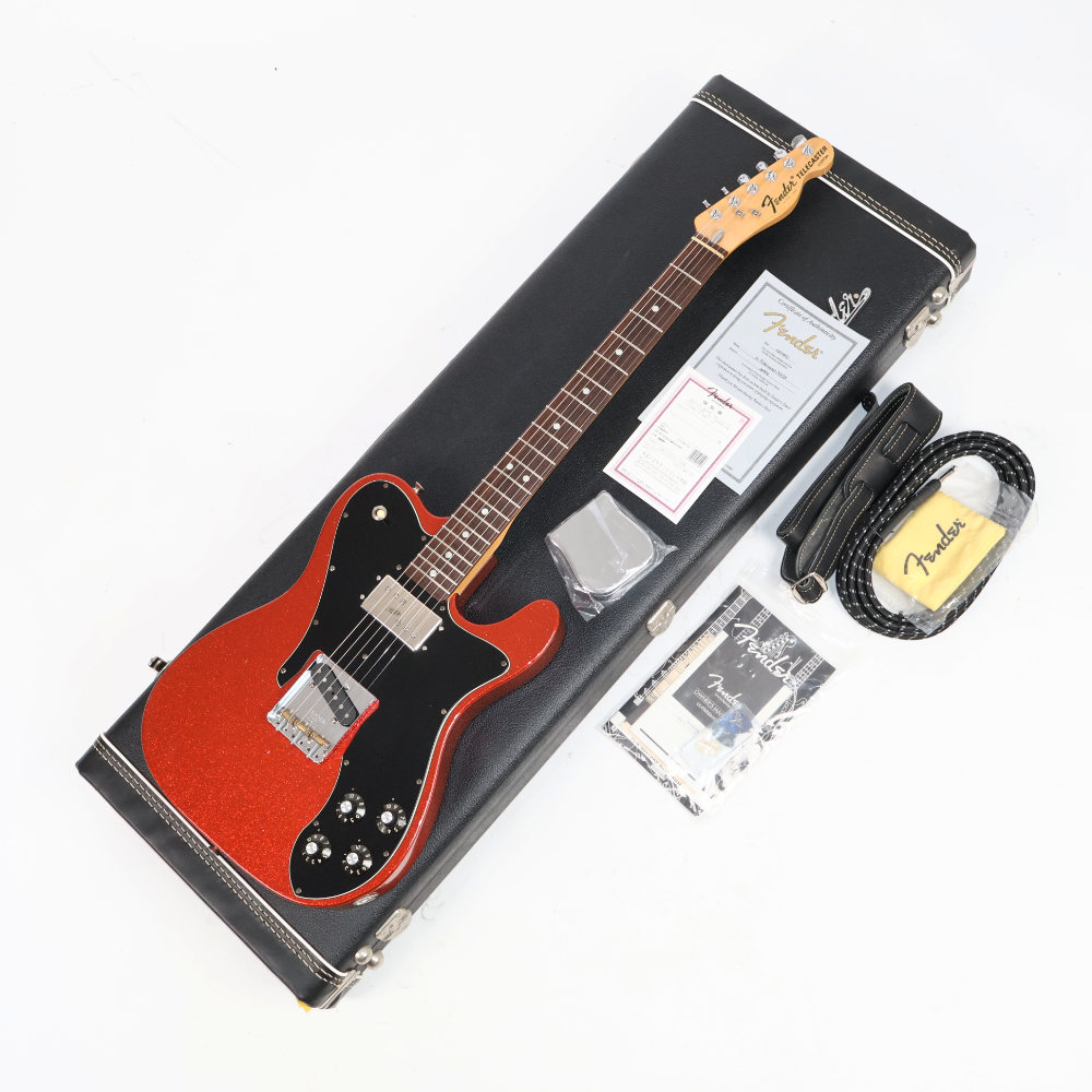 【中古】 エレキギター Fender Custom Shop 1972 Telecaster Custom NOS Red Sparkle Mod. 2013年製 ピックアップ交換あり フェンダー カスタムショップ テレキャスターカスタム レッドスパークル