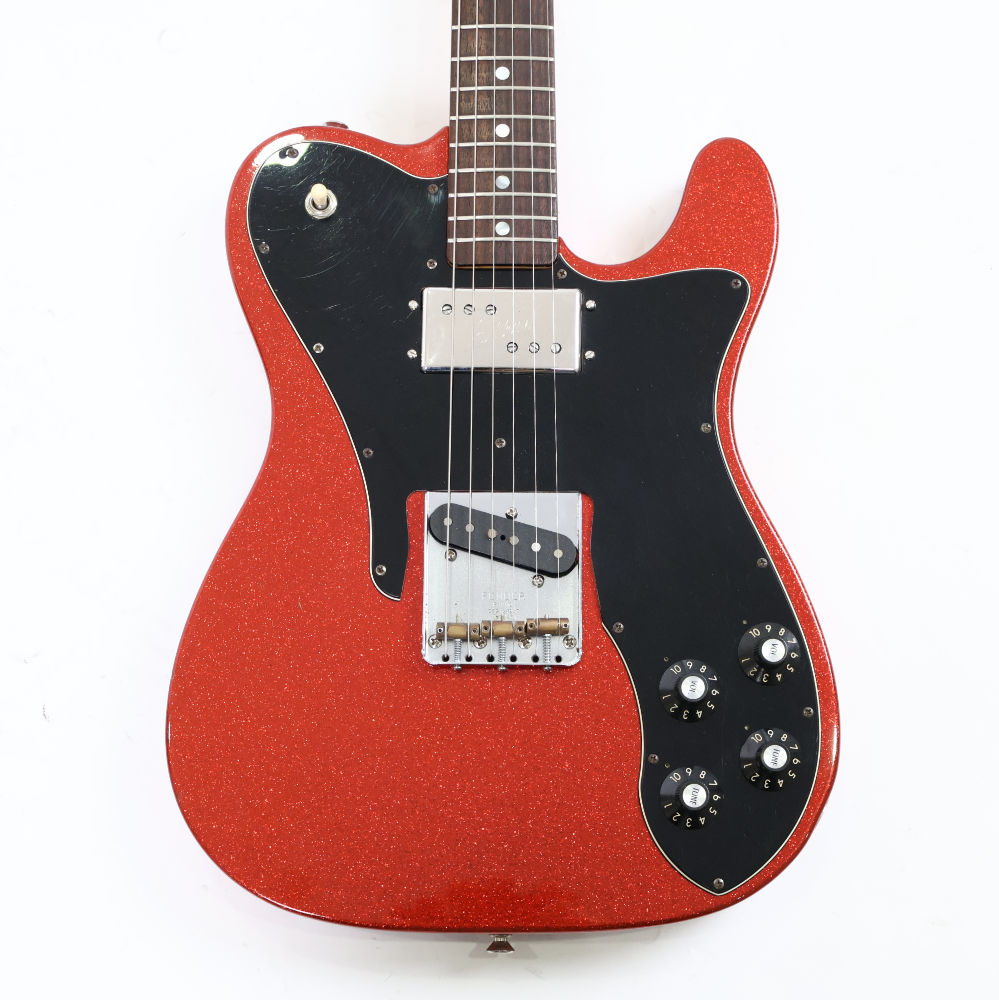 【中古】 エレキギター Fender Custom Shop 1972 Telecaster Custom NOS Red Sparkle Mod. 2013年製 ピックアップ交換あり フェンダー カスタムショップ テレキャスターカスタム レッドスパークル 詳細画像