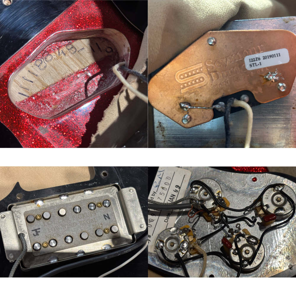【中古】 エレキギター Fender Custom Shop 1972 Telecaster Custom NOS Red Sparkle Mod. 2013年製 ピックアップ交換あり フェンダー カスタムショップ テレキャスターカスタム レッドスパークル 詳細画像