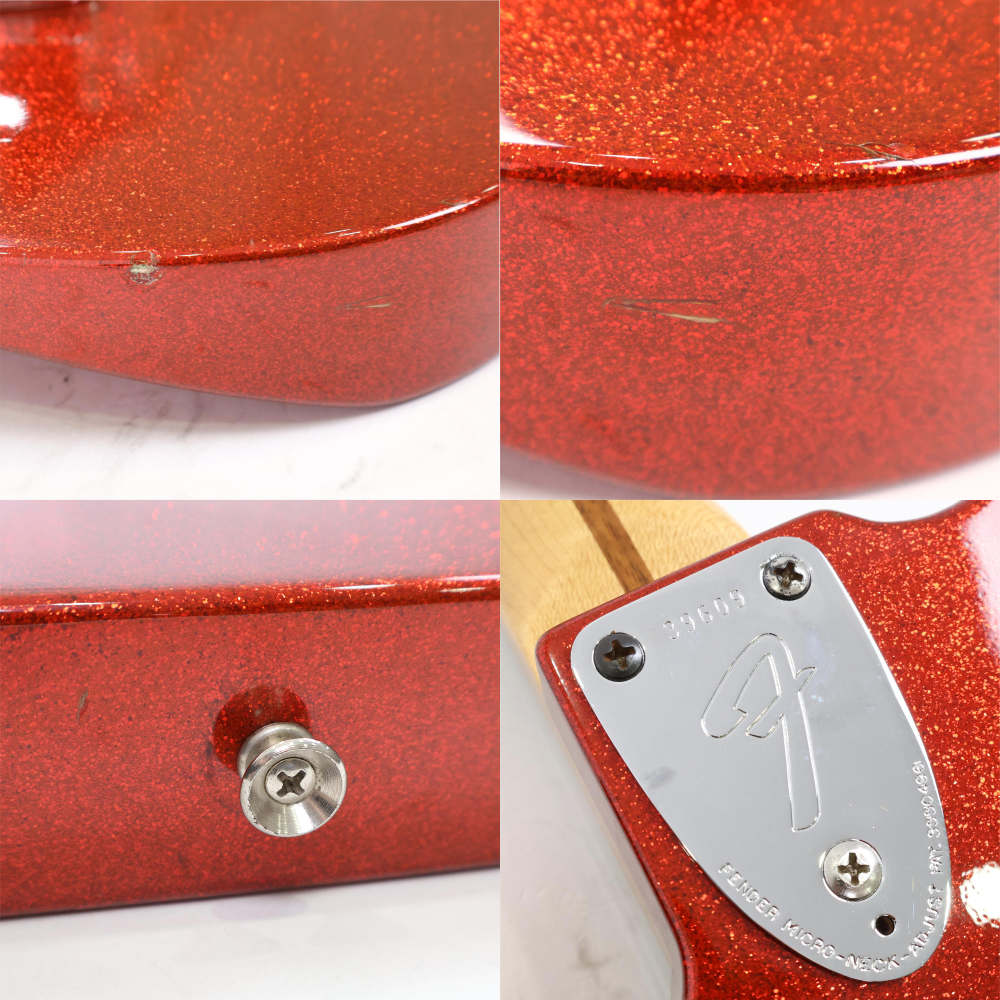 【中古】 エレキギター Fender Custom Shop 1972 Telecaster Custom NOS Red Sparkle Mod. 2013年製 ピックアップ交換あり フェンダー カスタムショップ テレキャスターカスタム レッドスパークル 詳細画像