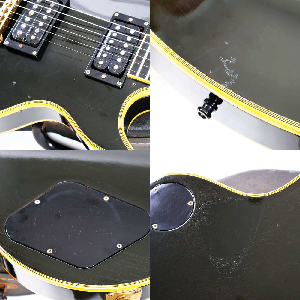 【中古】 エレキギター Gibson Les Paul Custom Ebony Mod. 1989年製 ギブソン レスポールカスタム ブラック 傷