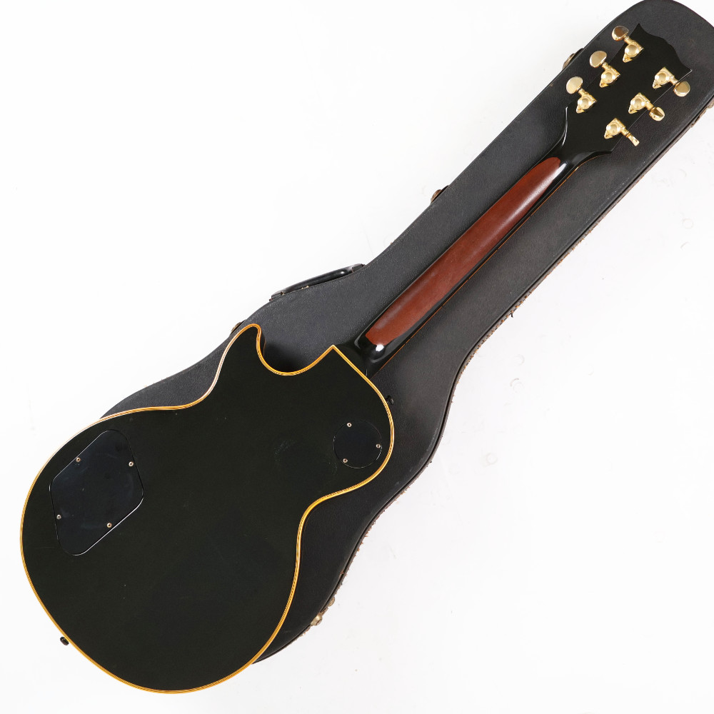 【中古】 エレキギター Gibson Les Paul Custom Ebony Mod. 1989年製 ギブソン レスポールカスタム ブラック ボディバック画像