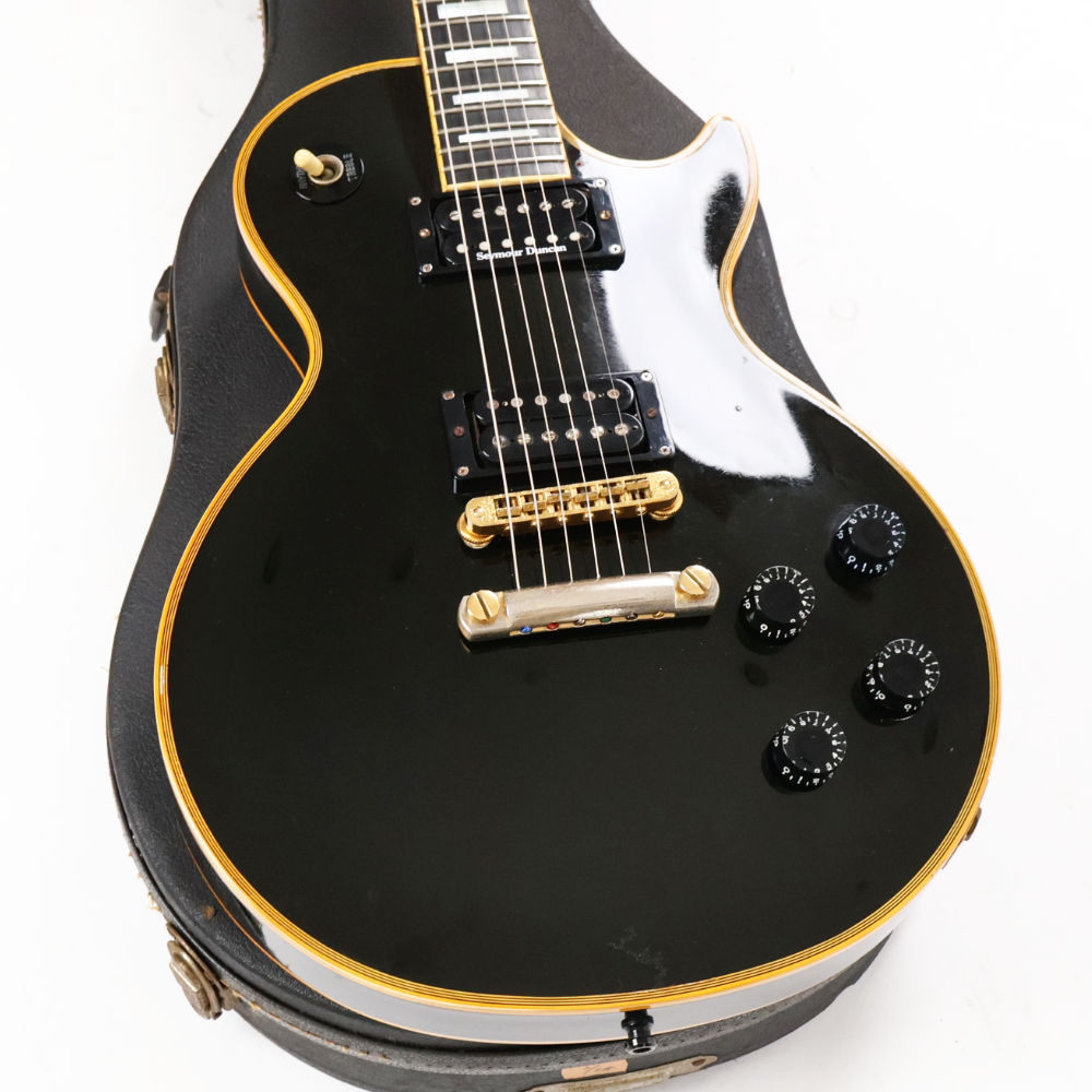【中古】 エレキギター Gibson Les Paul Custom Ebony Mod. 1989年製 ギブソン レスポールカスタム ブラック ボディ画像