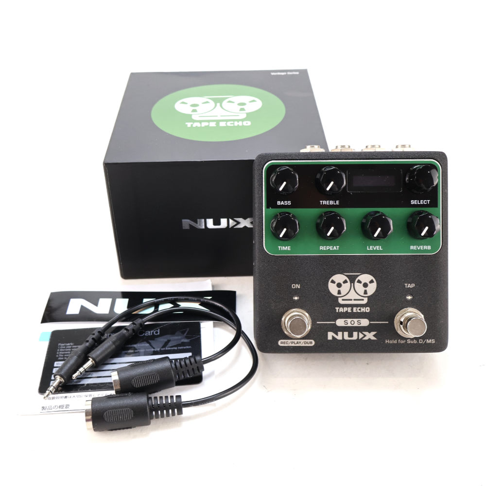 【中古】 エフェクター NUX NDD-7 TAPE ECHO EMULATOR ディレイ テープエコーエミュレーター