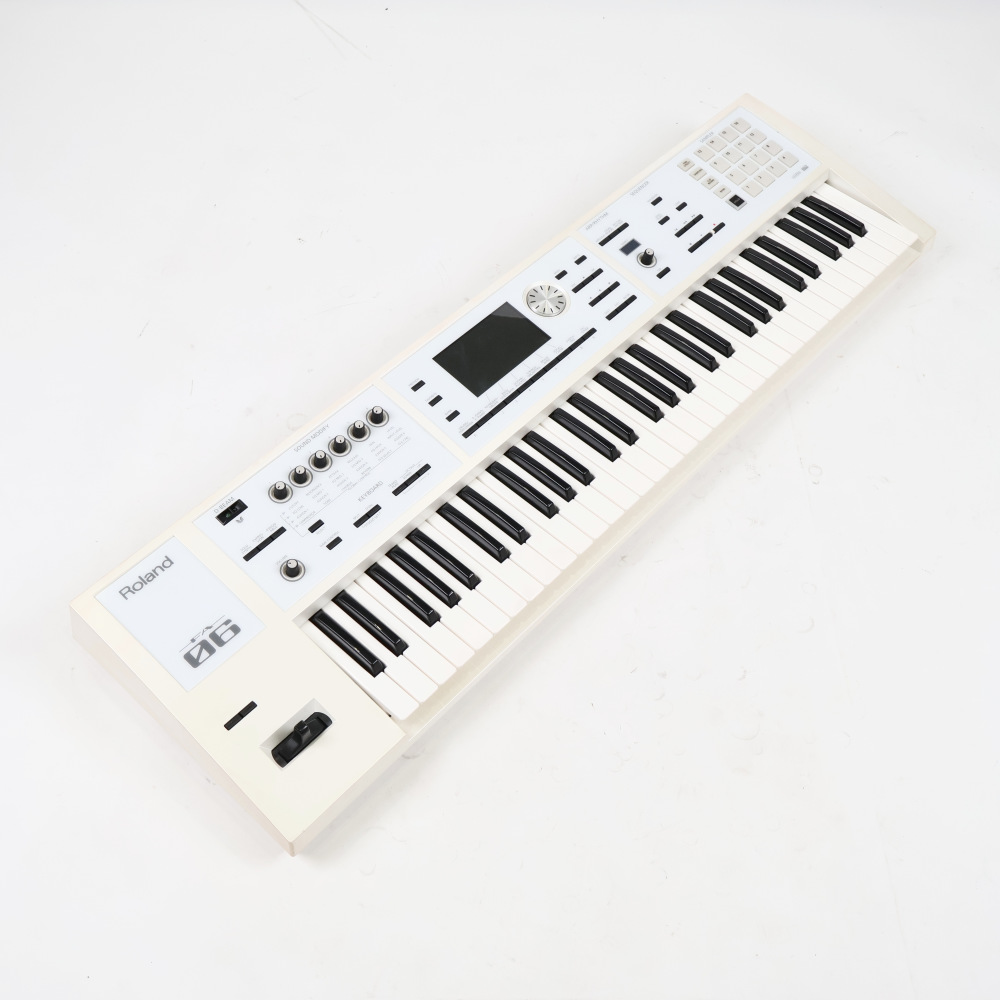【中古】 ROLAND ローランド FA-06-SC Music Workstation シンセサイザー 限定ホワイトカラー 詳細画像