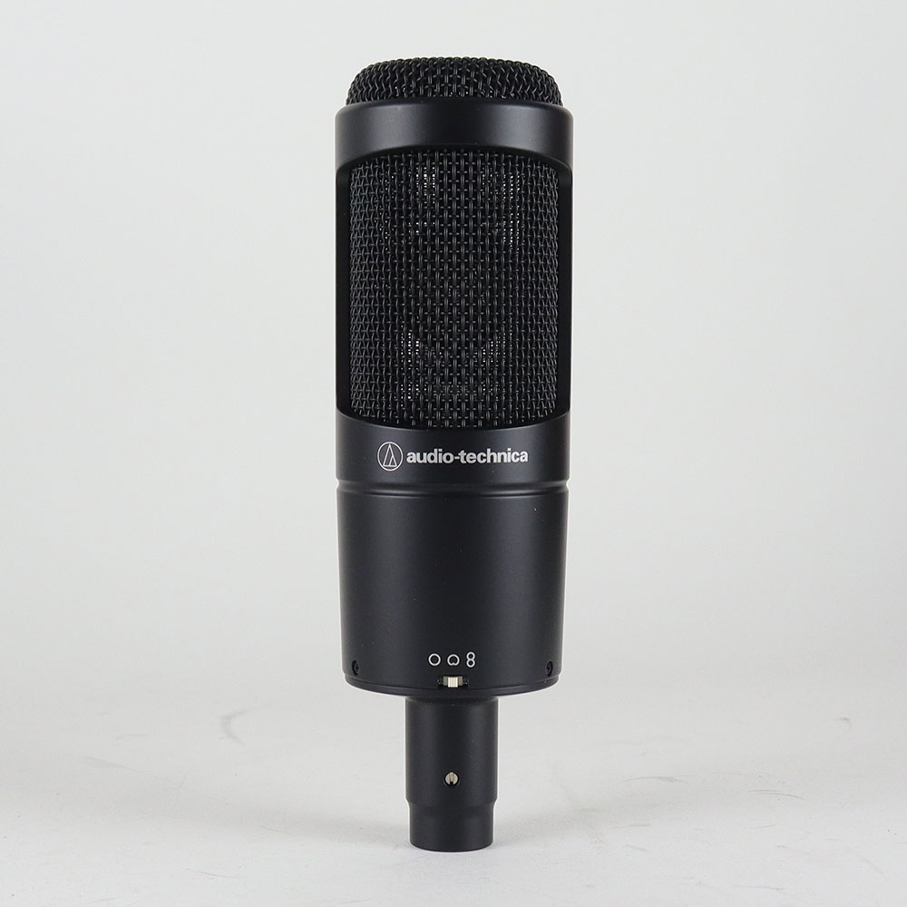 【中古】オーディオテクニカ コンデンサーマイク AUDIO-TECHNICA AT2050 オーテク マイクロフォン 正面